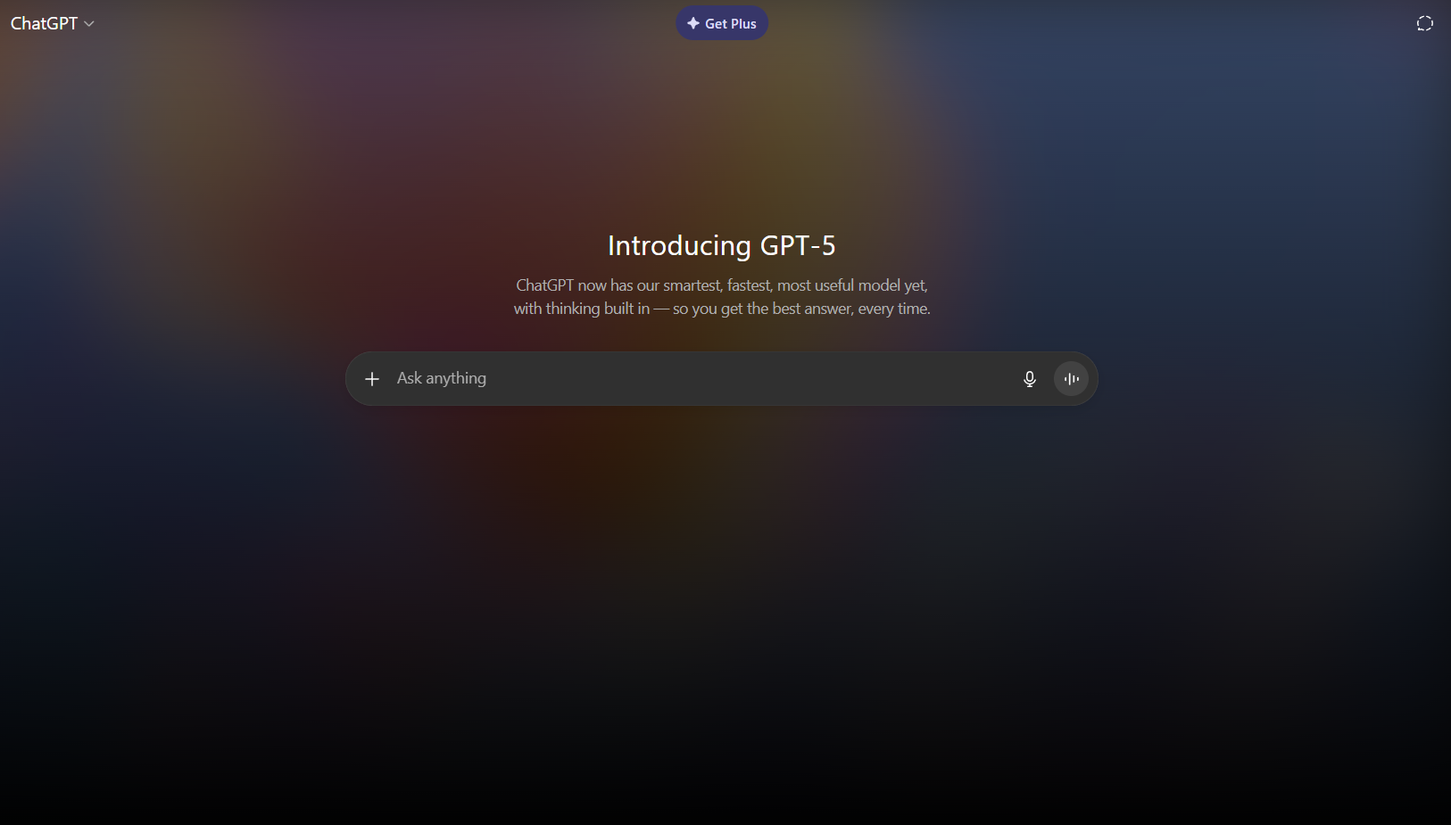 ChatGPT Interface