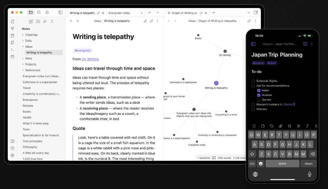Obsidian AI Interface